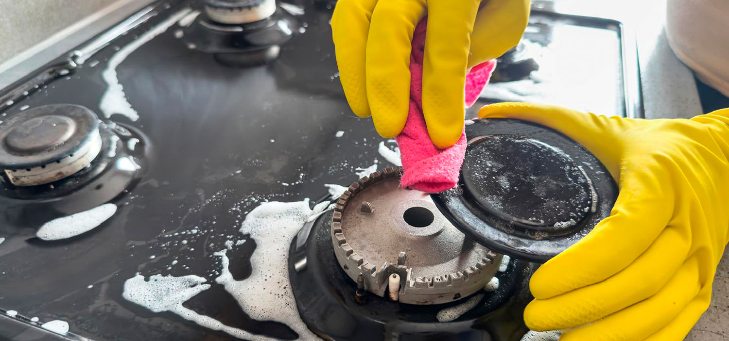 Photo: Cleaning Stove